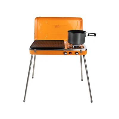 เตาย่างแคมป์ปิ้งแบบพกพาเตาเดียว